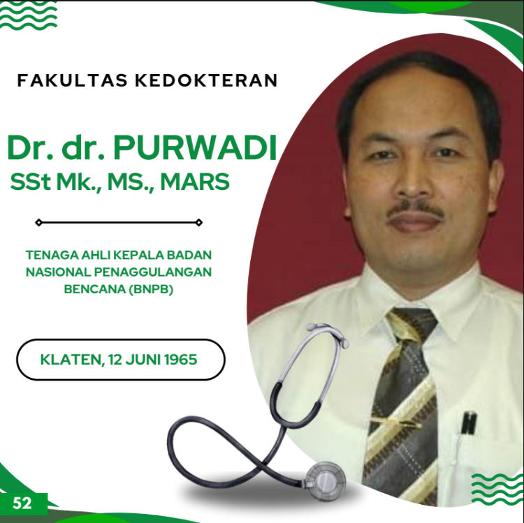 Dr. dr. Purwadi SSt Mk., MS., MARS
