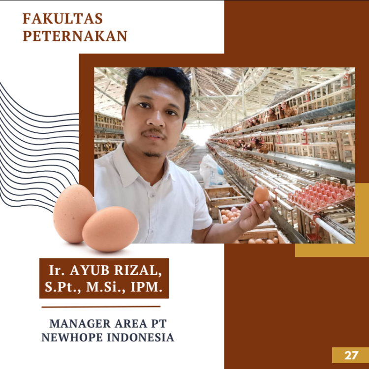 Ir. Ayub Rizal, S.Pt., M.Si., IPM.